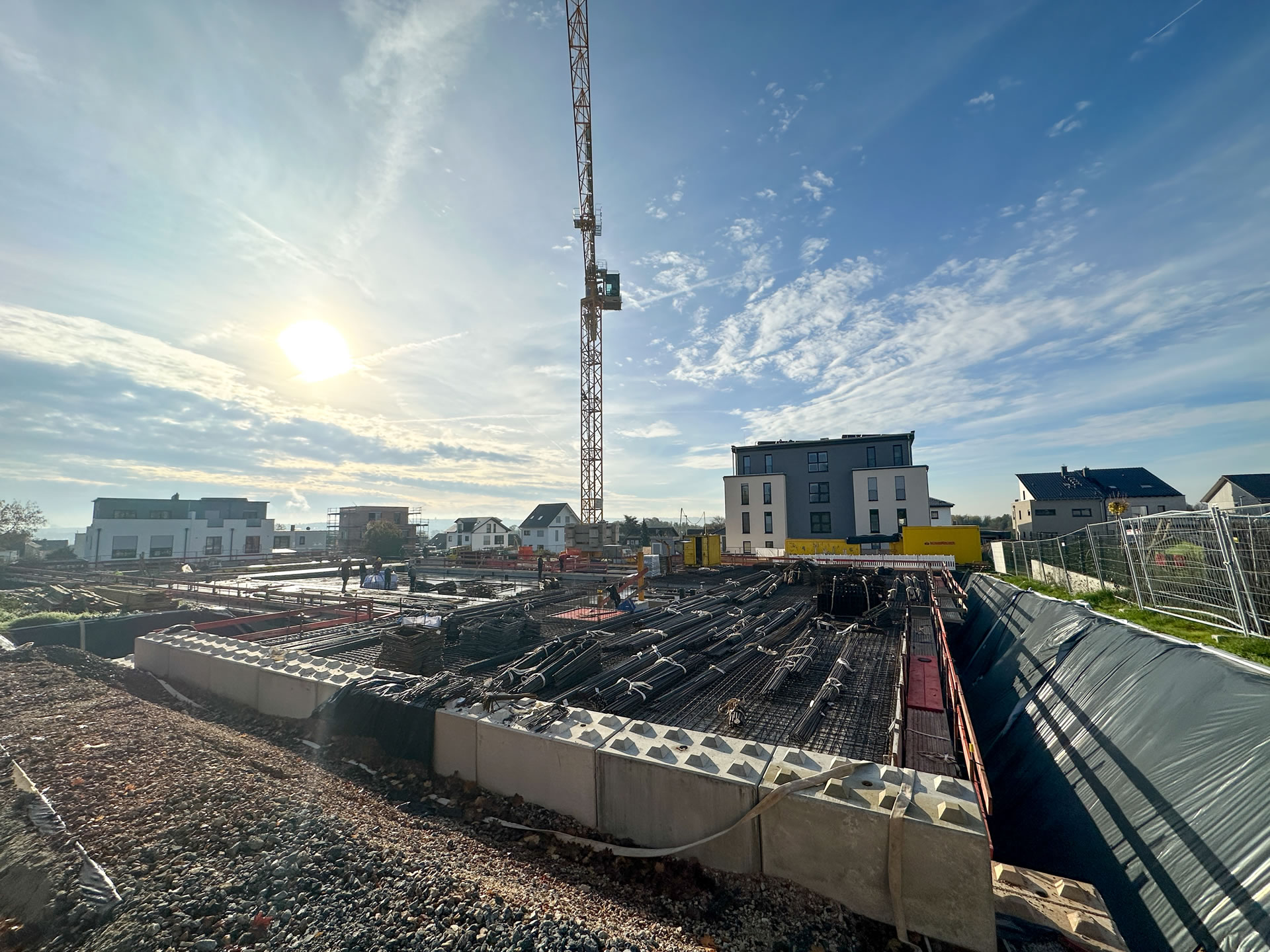 Decke der Tiefgarage